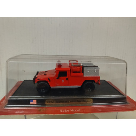HUMMER 1992 FOREST ENGINE USA FIRE/POMPIERS/BOMBEROS 1:72 DelPRADO