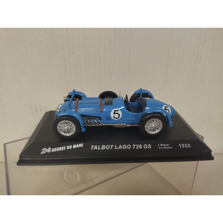 TALBOT LAGO T26 GRAND SPORT 1950 WIN 24 H LE MANS ROSIER-ROSIER 1:43 ALTAYA IXO