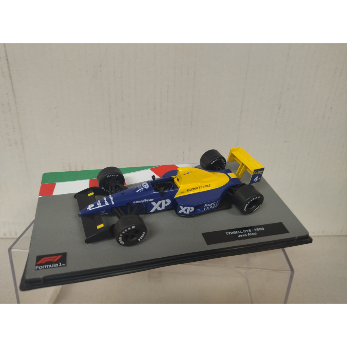 Tyrrell Ford 018 F1 4ème GP Debut France 1989 Jean Alesi Minichamps 110890004 - Miniatures Autos