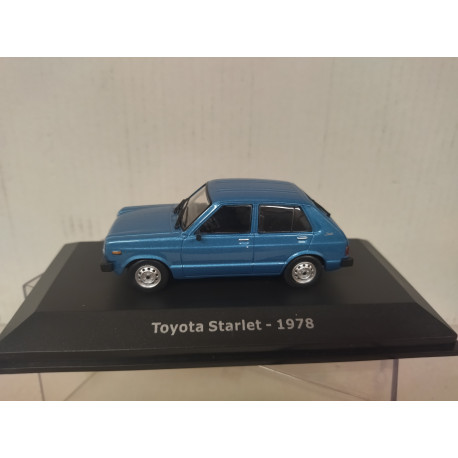 TOYOTA STARLET 1978 BLUE 1:43 ATLAS IXO