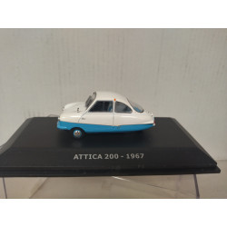 ATTICA 200 1967 WHITE/BLUE 1:43 ATLAS IXO