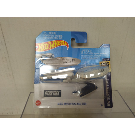 USS ENTERPRISE NCC-1701 STAR TREK 5/10 SCREEN TIME 1:64 HOT WHEELS