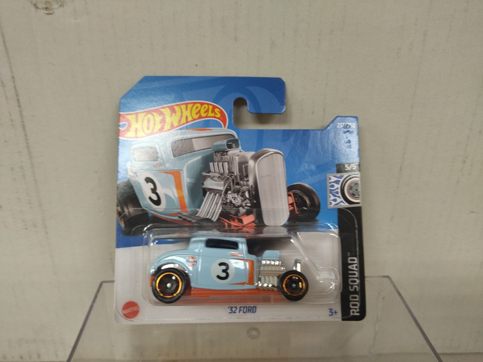 FORD 1932 HOT ROD n3 GULF 5/5 ROD SQUAD 1:64 HOT WHEELS BCN