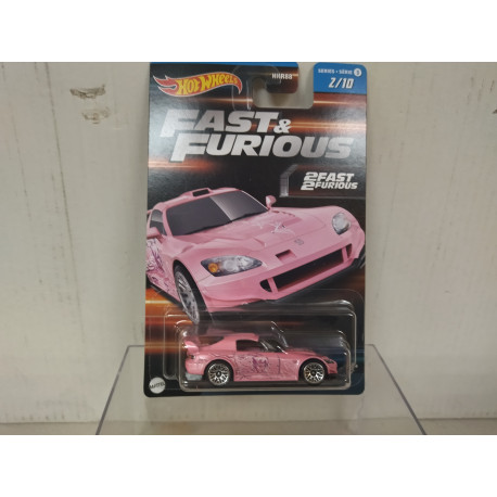 HONDA S2000 PINK 2/10 FAST & FURIOUS 1:64 HOT WHEELS