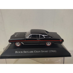 BUICK SKYLARK 1966 GRAN SPORT BLACK/RED AMERICAN CARS 1:43 ALTAYA IXO