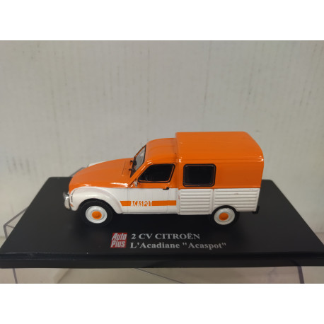 CITROEN 2CV ACADIANE ACASPOT 1:43 IXO AUTOPLUS (BLISTER OPEN)
