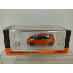 HONDA FIT 3 RS SUNSET ORANGE SHIZUOKA HOBBY SHOW 1:64 INNO64