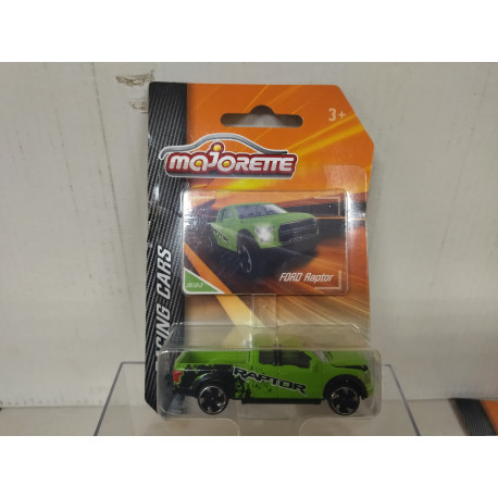 FORD F-150 RAPTOR GREEN RACING CARS 1:64 MAJORETTE