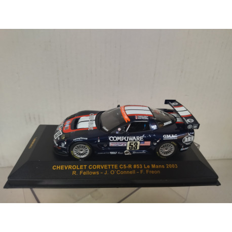 CHEVROLET CORVETTE C5R 2003 24 H LE MANS FELLOWS-O´CONNELL-FREON 1:43 IXO LMM063