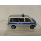 VOLKSWAGEN T5 TRANSPORTER POLIZEI apx 1:64 SIKU 1070/1338 NO BOX