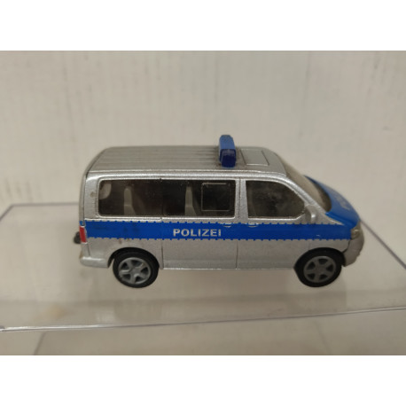 VOLKSWAGEN T5 TRANSPORTER POLIZEI apx 1:64 SIKU 1070/1338 NO BOX
