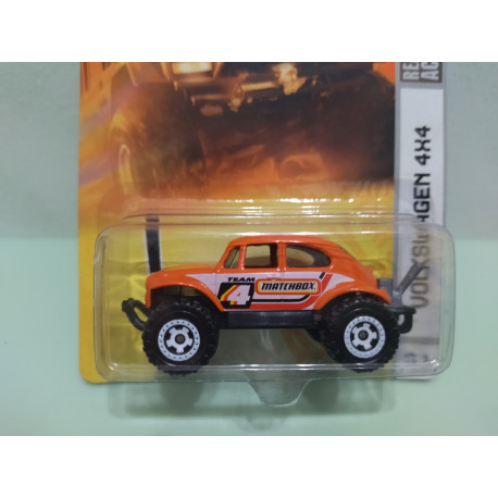 VOLKSWAGEN BEETLE 4X4 ORANGE n4 MBX 1:64 MATCHBOX
