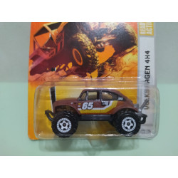 VOLKSWAGEN BEETLE 4X4 BROWN n65 MBX 82 1:64 MATCHBOX