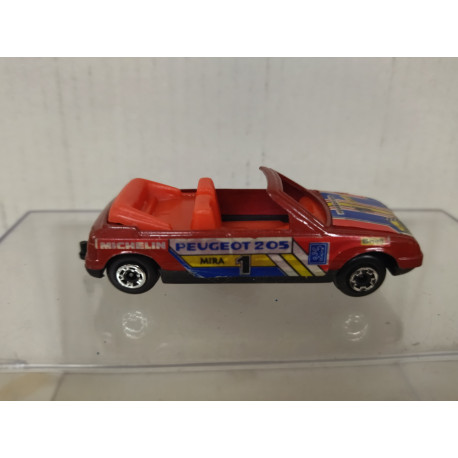 PEUGEOT 205 CABRIOLET apx 1:64 MIRA 201 NO BOX
