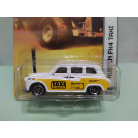 AUSTIN FX4 TAXI YELLOW/WHITE MBX 52 1:64 MATCHBOX