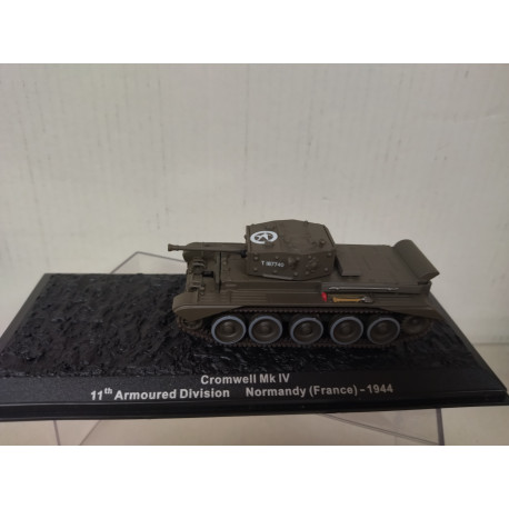 TANK CROMWELL MK IV 1944 11th ARM DIV NORMANDY UK WW 2 1:72 ALTAYA IXO