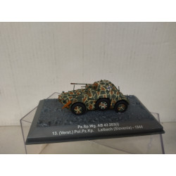 PANZERSPAHWAGEN AB 43 203 (i) 1944 13 POL.PZ.KP. GERMANY WW 2 1:72 ALTAYA IXO