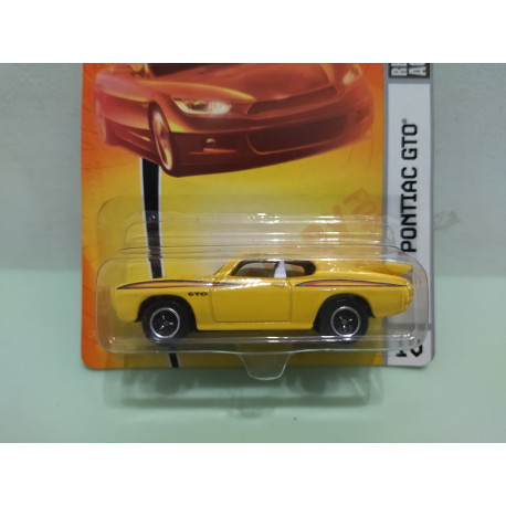 PONTIAC GTO 1970 YELLOW MBX 10 1:64 MATCHBOX