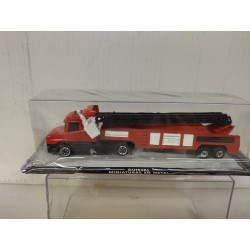 SCANIA FIRE/POMPIERS/BOMBEROS CAMION/TRUCK apx 1:64/1:87 H0 GUISVAL