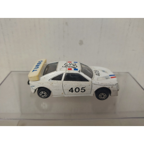 PEUGEOT 405 T16 WHITE apx 1:64 MAISTO NO BOX