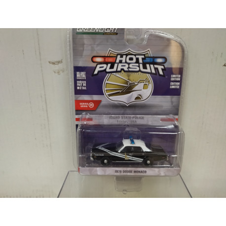 Voiture Miniature Greenlight 1/64 - Dodge Monaco 1978 - The Greatest American Hero - Neuf