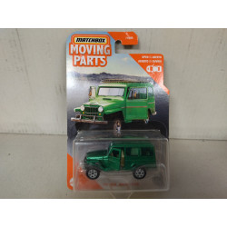 JEEP WILLYS 1962 WAGON GREEN MOVING PARTS 1:64 MATCHBOX
