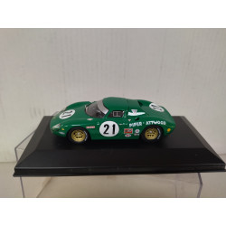 FERRARI 250 LM 1968 24 H LE MANS PIPER-ATTWOOD n21 1:43 SALVAT IXO CAJA NO ORIGINAL