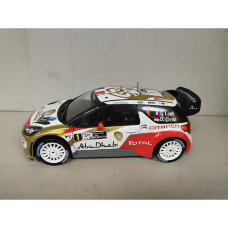 CITROEN DS3 WRC 2013 RALLY ARGENTINA S.LOEB 1:18 ALTAYA IXO