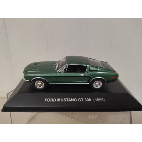 FORD MUSTANG 1968 GT 390 GREEN 1:43 ALTAYA IXO