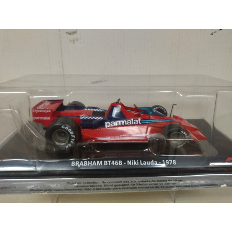 BRABHAM BT46 1978 FORMULA F1 NIKI LAUDA 1:24 SALVAT IXO