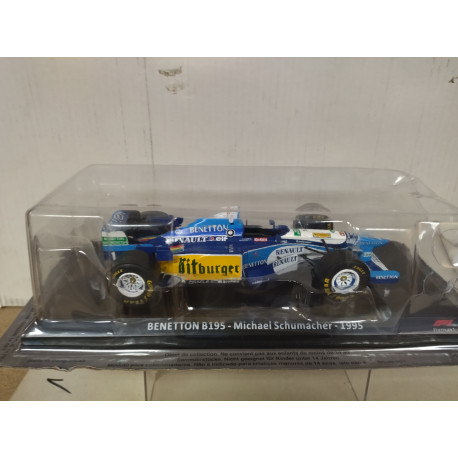 BENETTON B195 MICHAEL SCHUMACHER 1995 FORMULA F1 1:24 SALVAT IXO