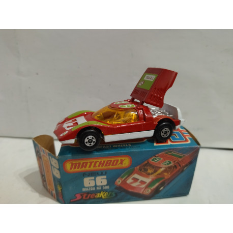 ミニカー MATCHBOX MAZDA RX500 & SuperFast MAD ROD MAZDA RX-500 STREAKERS MB66 SUPERFAST 1:59/apx 1:64 MATCHBOX W/BOX