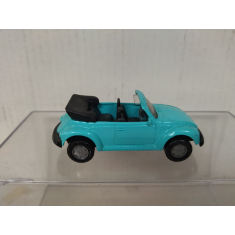 VOLKSWAGEN 1303 LS BEETLE/COX CABRIO GREEN 1:55/apx 1:64 SIKU 1077 NO BOX