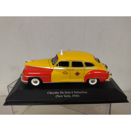 CHRYSLER DE SOTO 6 SUBURBAN 1946 TAXI NEW YORK USA 1:43 ALTAYA IXO