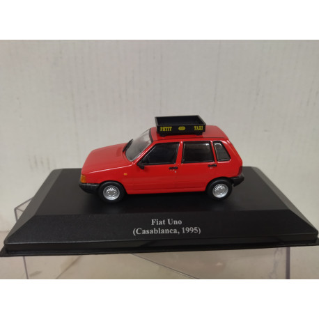 FIAT UNO 1995 TAXI CASABLANCA MARROC 1:43 ALTAYA IXO