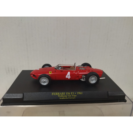 FERRARI 156 1961 W.VON TRIPS SCUDERIA FERRARI FORMULA F1 1:43 ALTAYA IXO HARD BOX