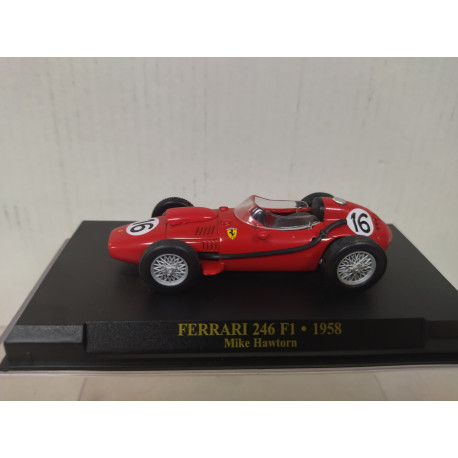 FERRARI 246 1958 MIKE HAWTORN FORMULA F1 1:43 ALTAYA IXO HARD BOX