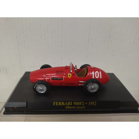 FERRARI 500F2 1952 ALBERTO ASCARI FORMULA F1 1:43 ALTAYA IXO HARD BOX