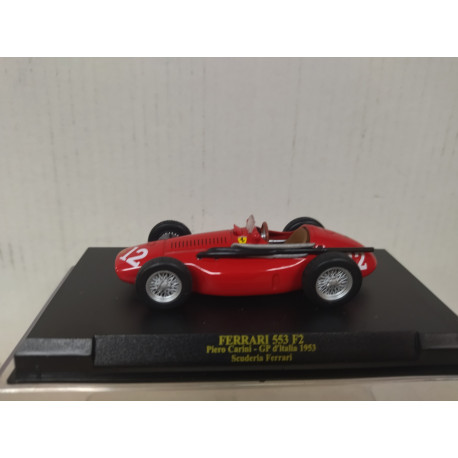FERRARI 553 F2 1953 PIERO CARINI GP ITALIA FORMULA F1 1:43 ALTAYA IXO HARD BOX