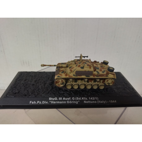 Sd.kfz.142/1 StuG III 1944 Ausf G H.GOERING GERMANY WW 2 1:72 ALTAYA IXO