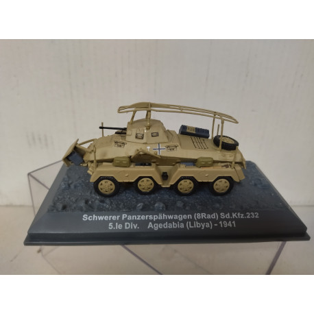Sd.kfz.232 (8-RAD) 1941 LYBIA GERMANY WW 2 1:72 ALTAYA IXO