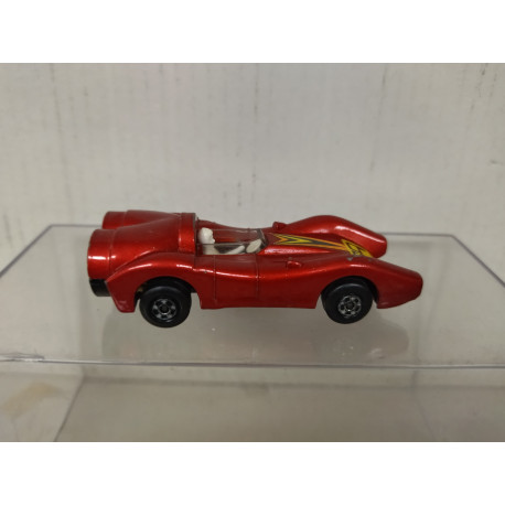 TURBO FURY DARK RED MB69 ROLA-MATICS SUPERFAST 1:63/apx 1:64 MATCHBOX NO BOX