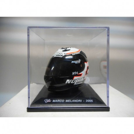 CGP MARCO MELANDRI 2005 MOTO GP HELMET CASCO ALTAYA IXO 1/5