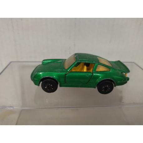 PORSCHE 911 TURBO GREEN SUPERFAST 3 1:64/apx 1:64 MATCHBOX NO BOX