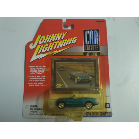 CHEVROLET CORVETTE C1 CONV 1954 CAR CULTURE ART CARS 1:64 JOHNNY LIGHTNING