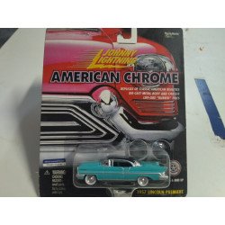 LINCOLN PREMIERE 1957 AMERICAN CHROME 1:64 JOHNNY LIGHTNING