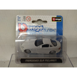 MERCEDES-BENZ SLR MCLAREN WHITE 1:64 BBURAGO