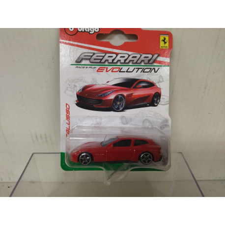 FERRARI GTC4 LUSSO RED RACE & PLAY EVOLUTION 1:72 BBURAGO