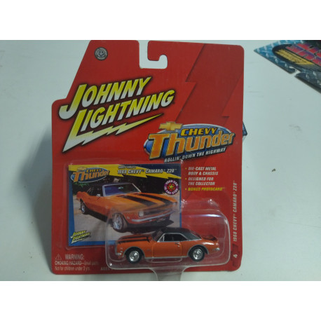 CHEVROLET CAMARO 1968 Z/28 CHEVY THUNDER 1:64 JOHNNY LIGHTNING