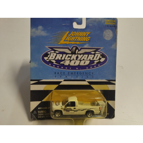 BRICKYARD 400 RACE 2000 RACE EMERGENCY NASCAR 1:64 JOHNNY LIGHTNING